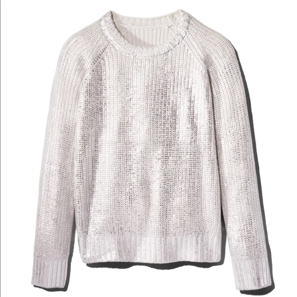 NWT Rockets of awesome metallic sweater